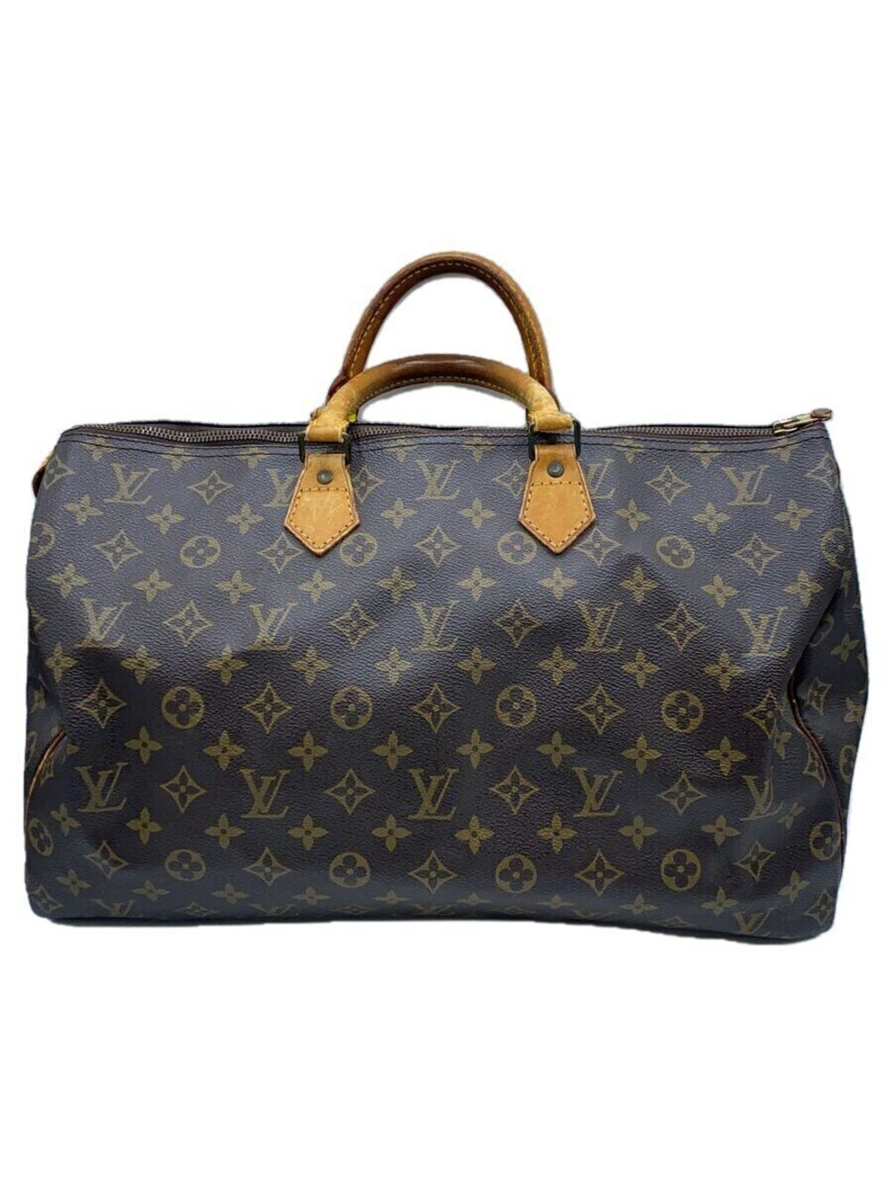 LOUIS VUITTON Speedy Canvas Brown